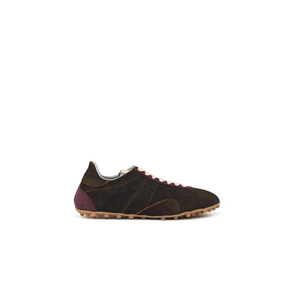 Maison Margiela 'Sprinters' Brown Suede Sneakers Men